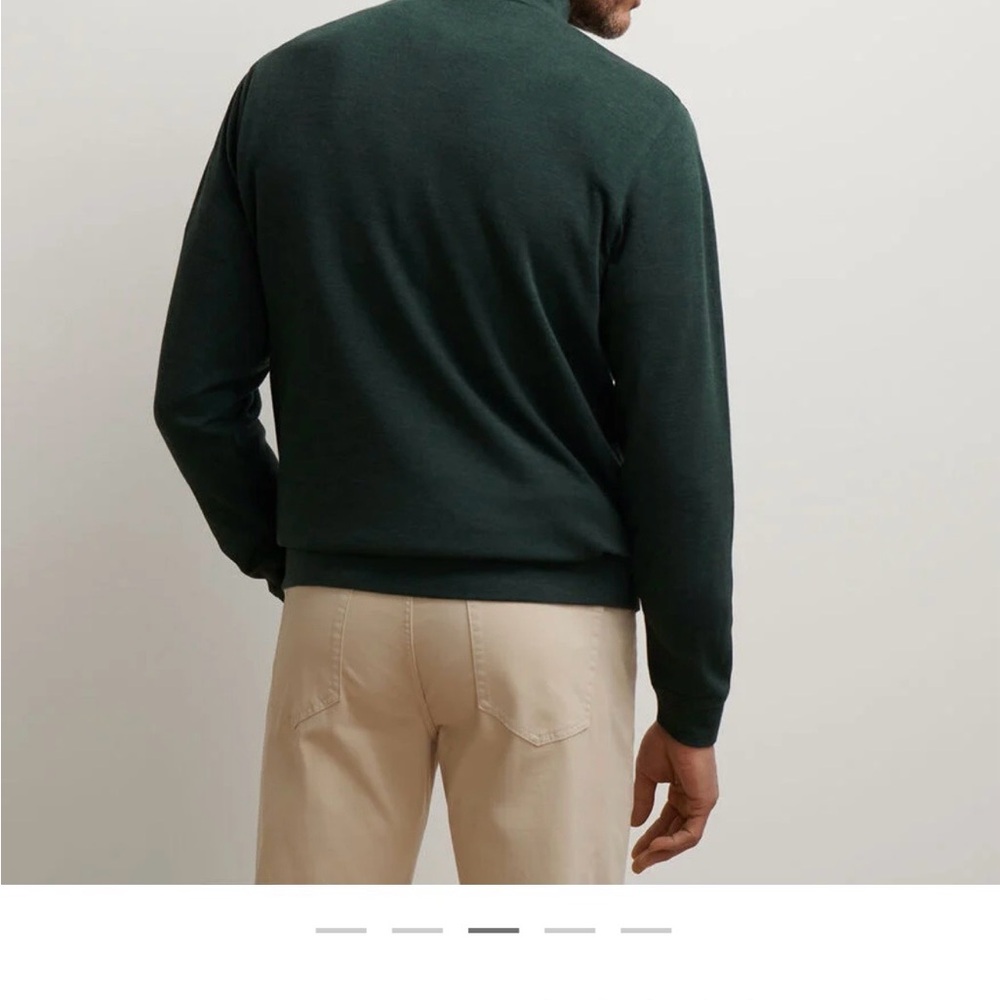 Hunter Green Quarter-Zip Pullover - Picture 4 of 6